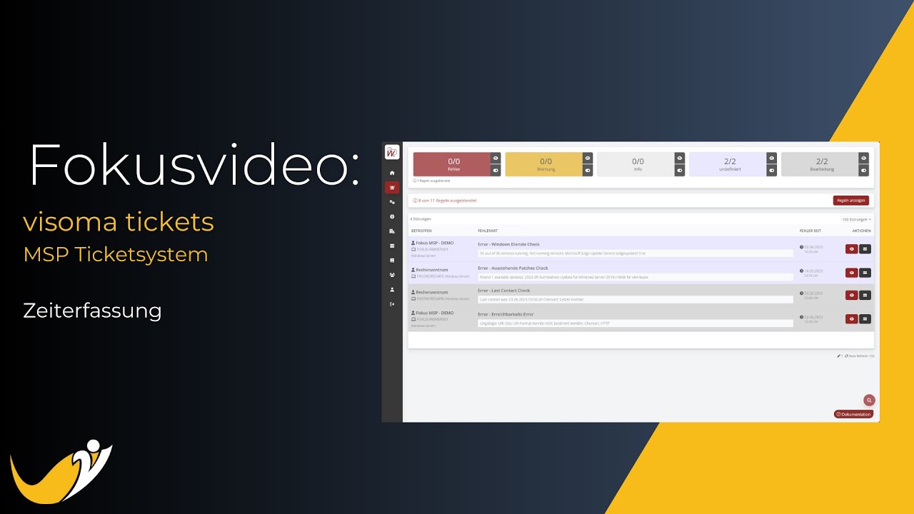 visoma tickets - Zeiterfassung I Einfache Zeiterfassung = mehr Umsatz