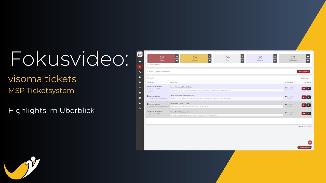 visoma tickets - Highlights im Überblick