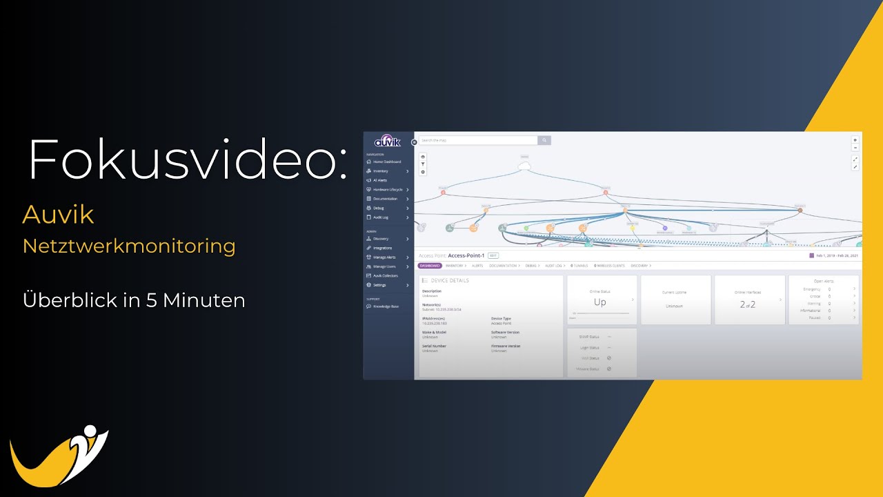 Auvik - Überblick in 5 Minuten