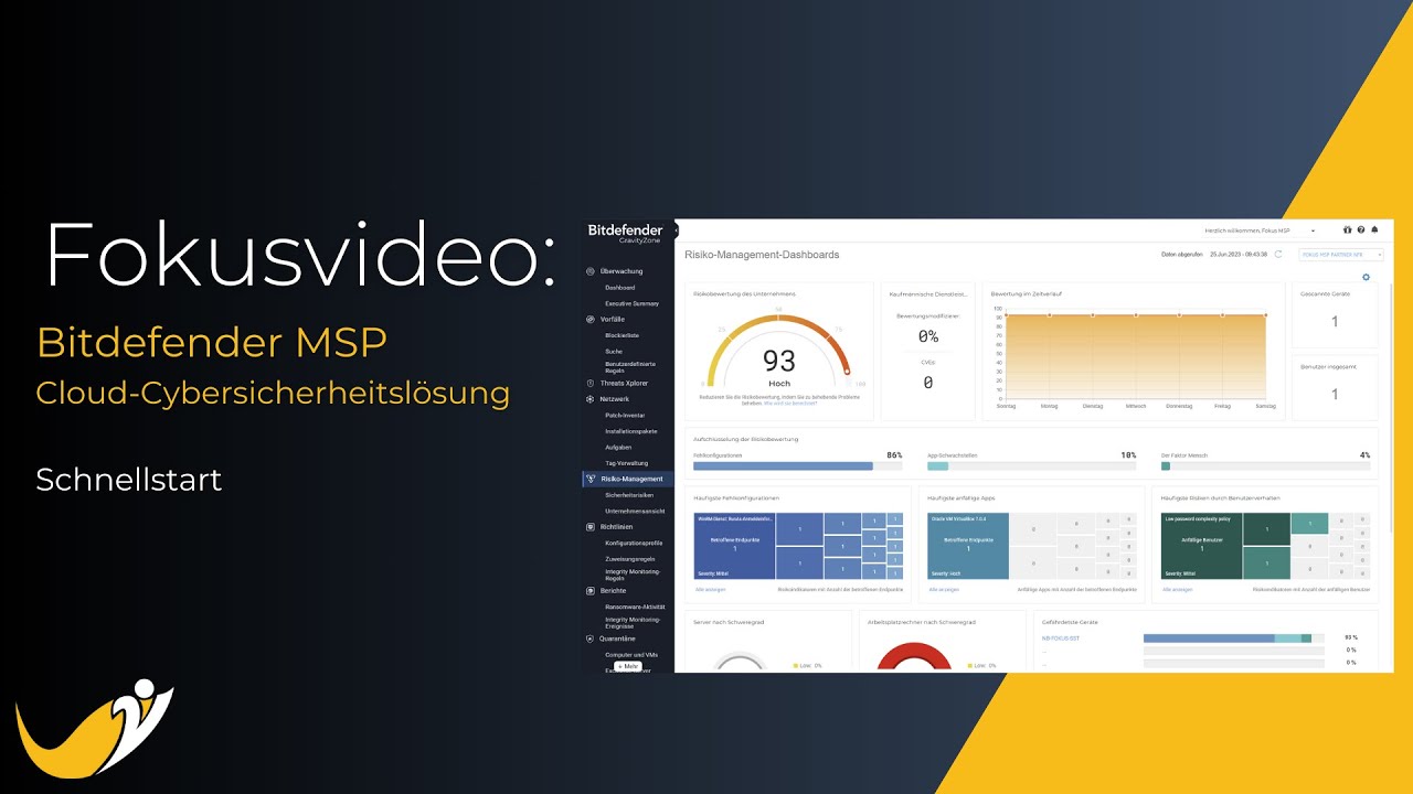 Bitdefender MSP - Schnellstart